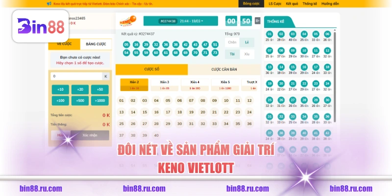 Đôi nét về sản phẩm giải trí Keno Vietlott