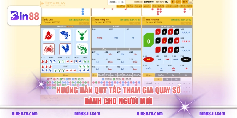 Hướng dẫn quy tắc tham gia quay số dành cho người mới