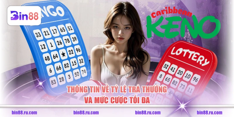 Thông tin về tỷ lệ trả thưởng và mức cược tối đa
